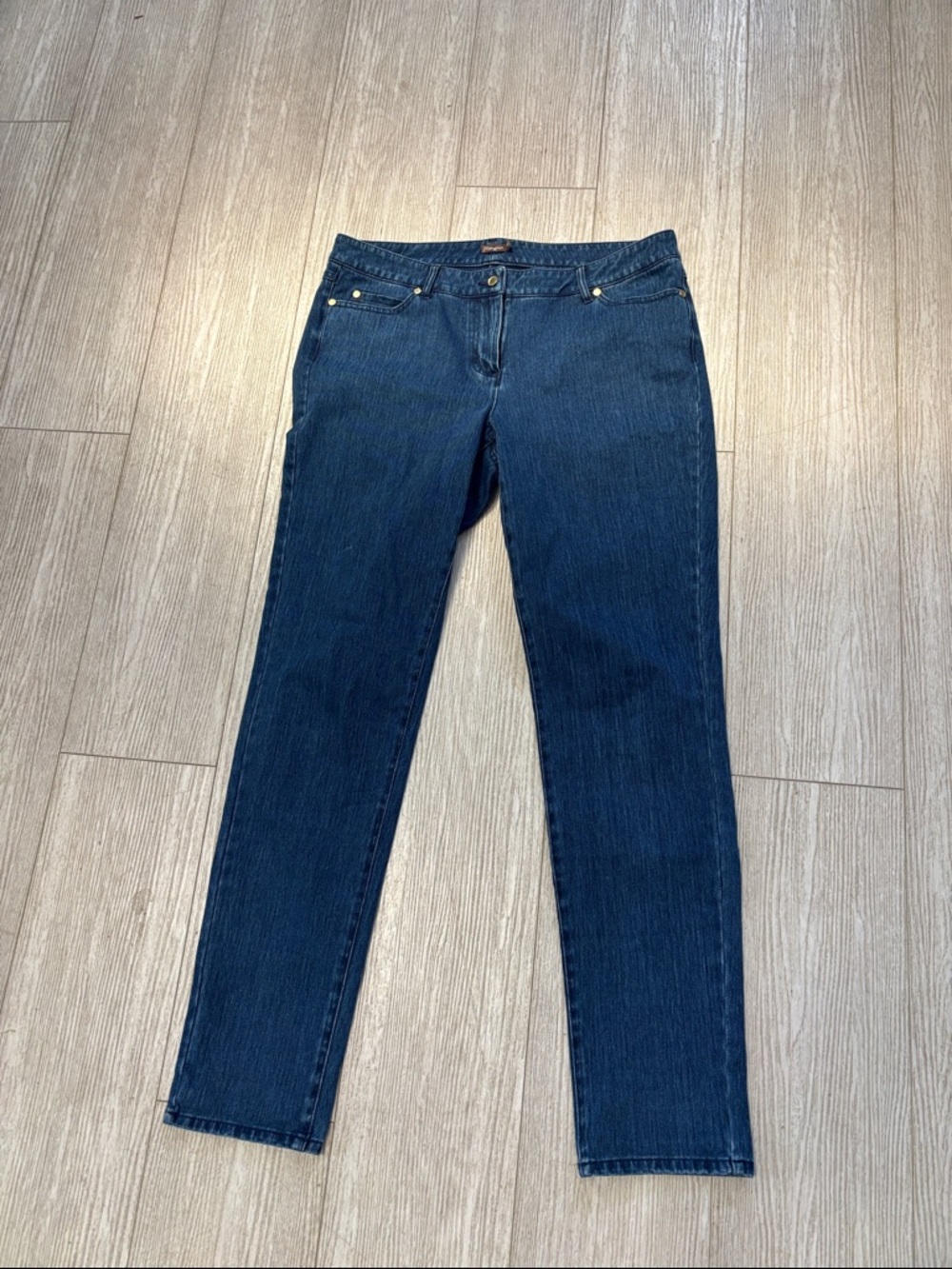 J. McLaughlin Lexi Blue Jeans size 12 - Picture 3 of 10